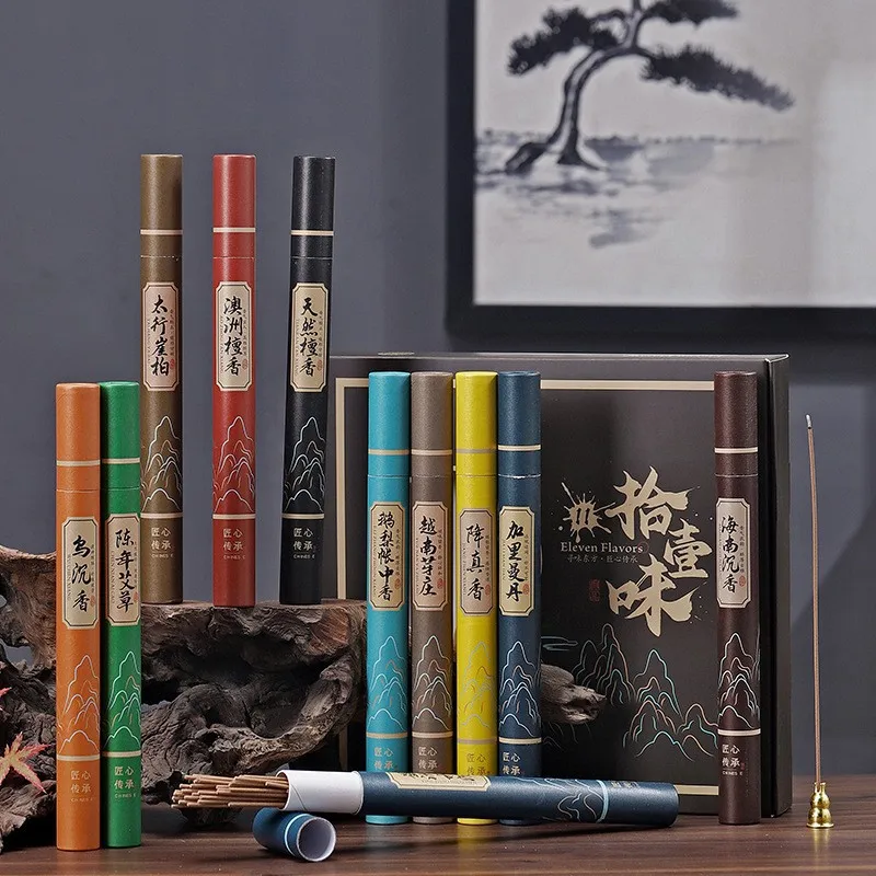 Home Fragrance Gift Box - FY Natürliche 40-Sticks Sandelholz-Räucherstäbchen, Schlaf, chinesischer