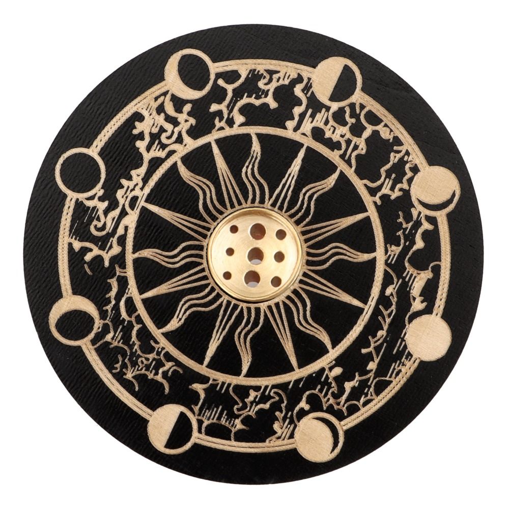 Home Fragrance Incense - Neuer Holz-Räucherstäbchenhalter 10cm mit 9 Verschiedenen