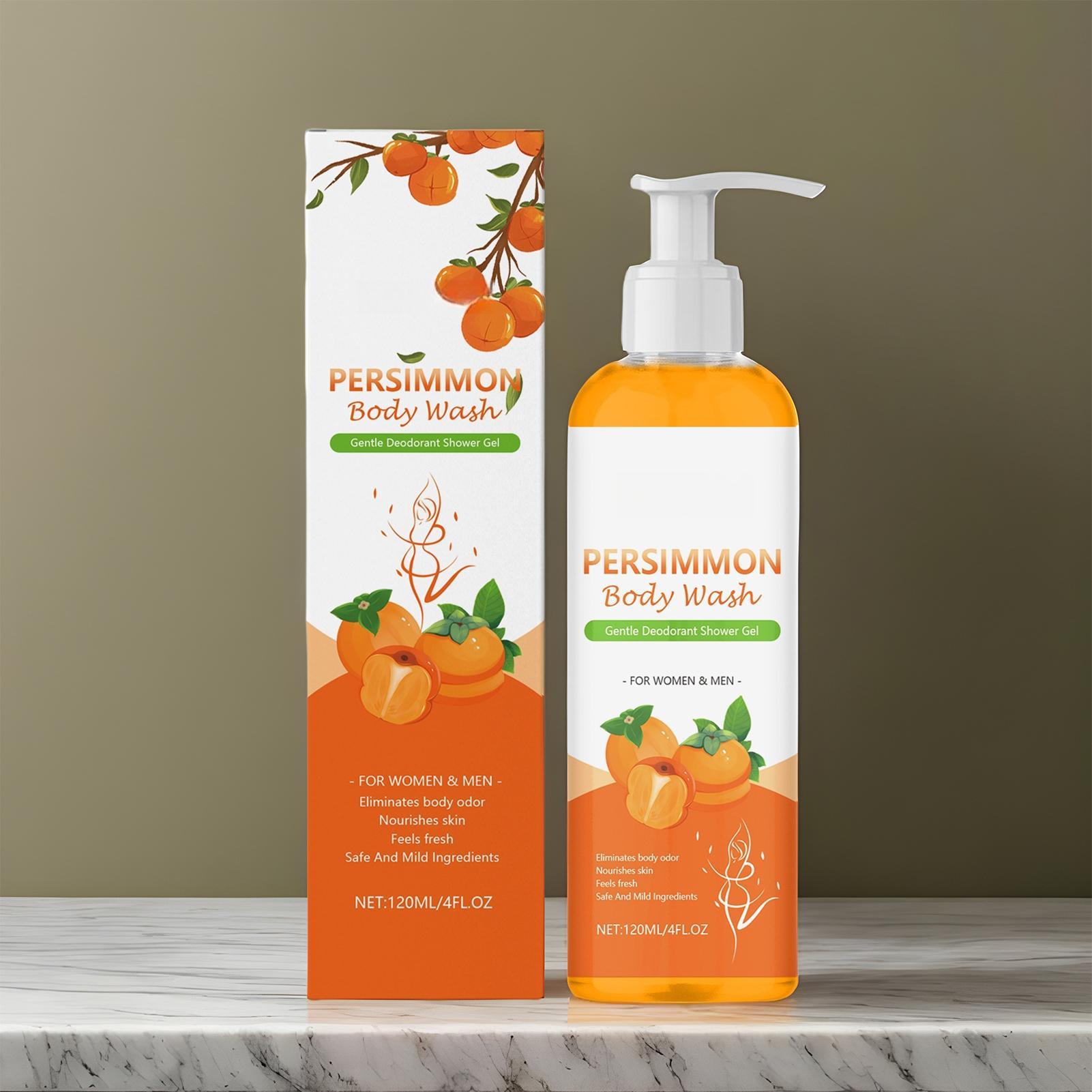 Home Fragrance Gel - 120ml Persimmon Körperwaschgel Körperdeodorant Waschgel Ölkontrolle