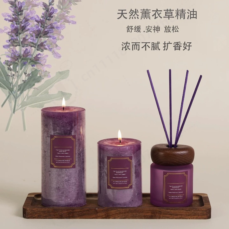 Home Fragrance Gift Box - Große Glas-Duftkerze Geschenkbox Langanhaltender Duft Wohnungsdekoration