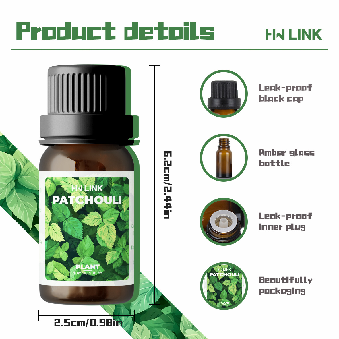 10ml Patschuli Ätherische Öle  – Home Fragrance Oil Diffuser Bewertung und Preis