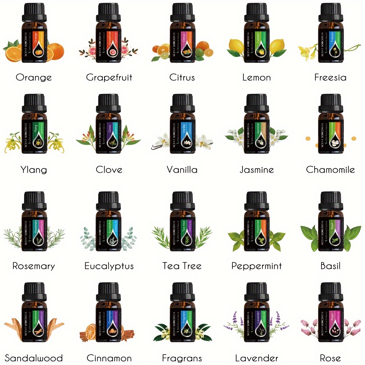 20 teile/satz Ätherisches Öl S – Home Fragrance Oil Diffuser Bewertung und Preis