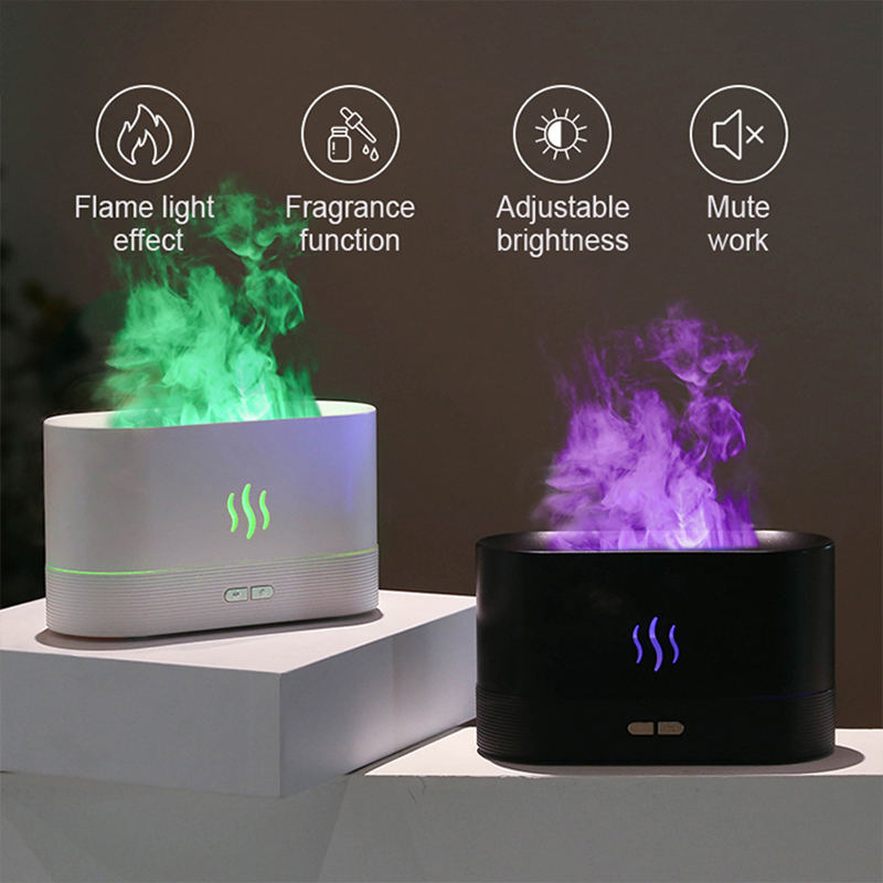 USB-Desktop-Flammen-Aroma-Diff – Home Fragrance Oil Diffuser Bewertung und Preis