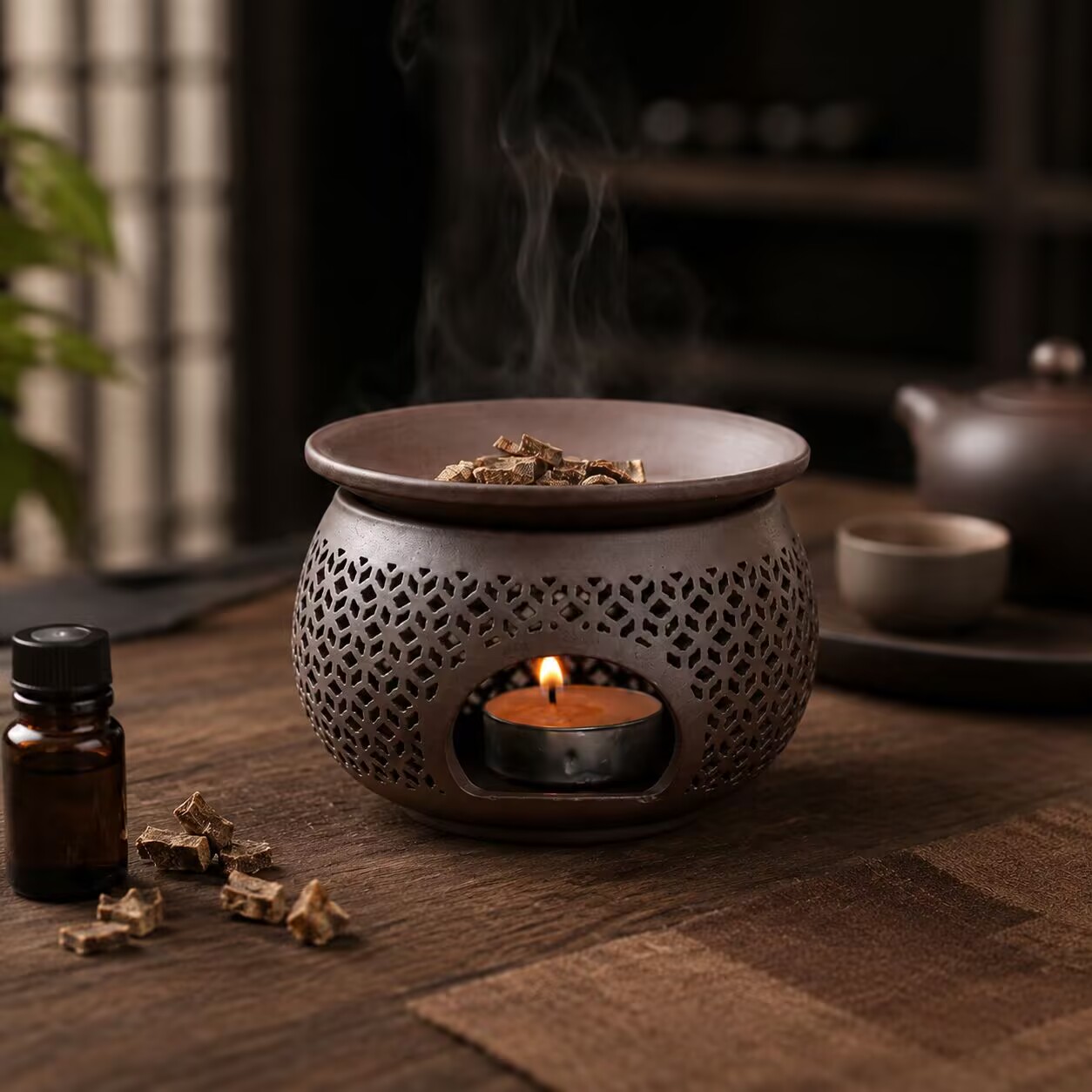 Keramik-Räuchergefäß mit Schni – Home Fragrance Incense Bewertung und Preis