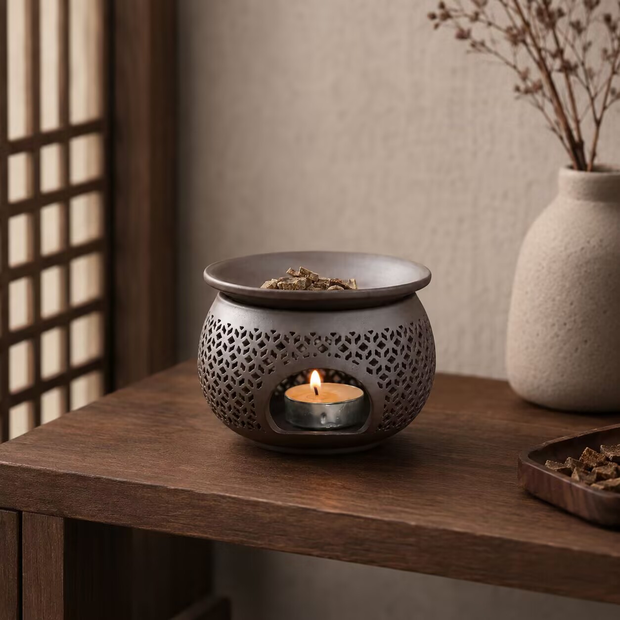 Keramik-Räuchergefäß mit Schni – Home Fragrance Incense Bewertung und Preis